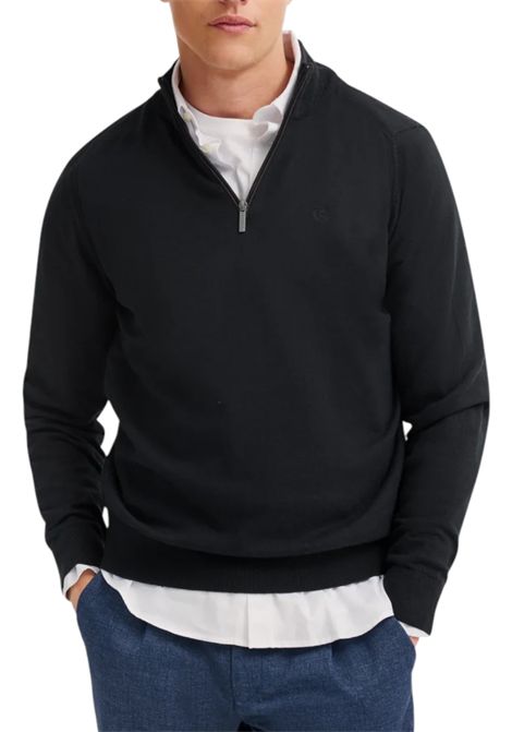 Pullover con mezza zip BUGATTI | Maglie | 7500 85520D390